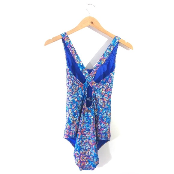 Vilebrequin Women's Carapaces Crossed Back Strap One-Piece Swimsuit Bathing Suit - Picture 4 of 9